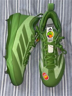 Adidas Adizero Impact TPU 2.0 BSB SOMOS Baseball Rave Green JH9132 Size 11
